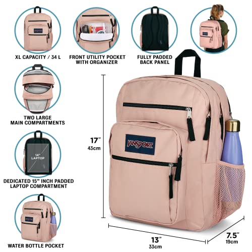 JanSport backpack haul handle and top zipper