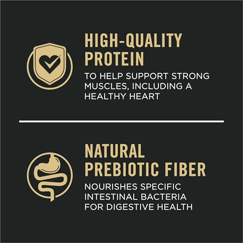 Purina Pro Plan kibble and shredded chicken pieces
