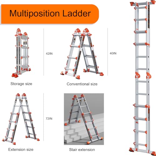 Multi-position ladder in A-frame configuration