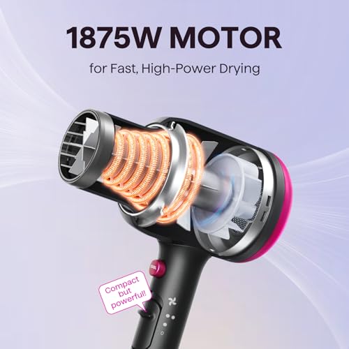 Black hair dryer with diffuser attachment