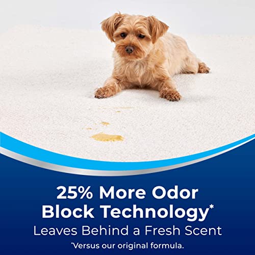 Back label of Bissell carpet cleaner