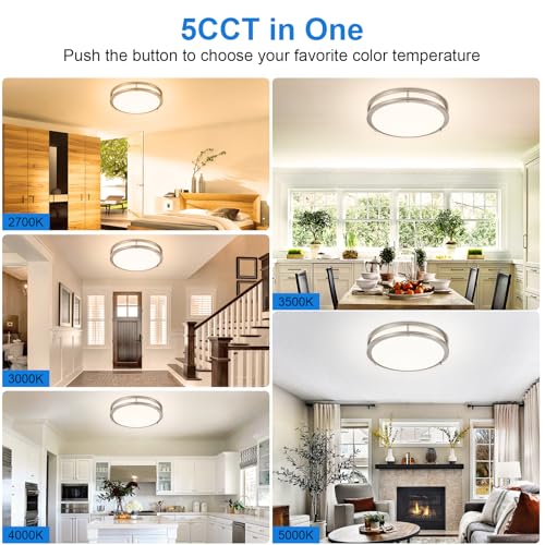 LED ceiling light 5CCT color temperature options