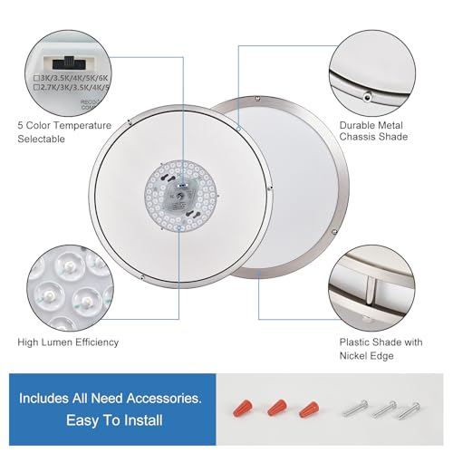 Ceiling light dimensions and design