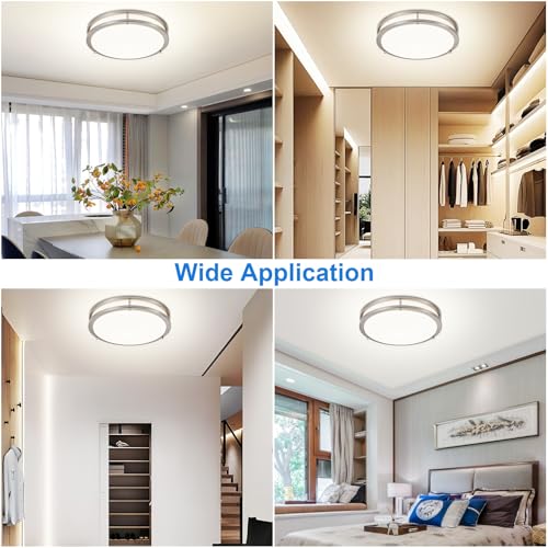 Flush mount light fixture hardware components