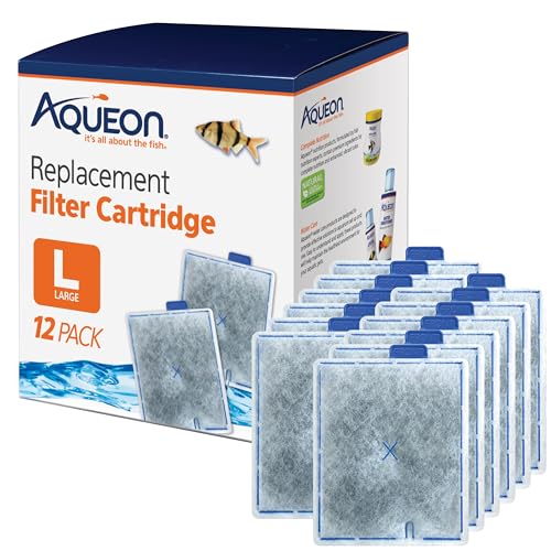 Aqueon Replacement Filter Cartridges Large 12 Pack front view