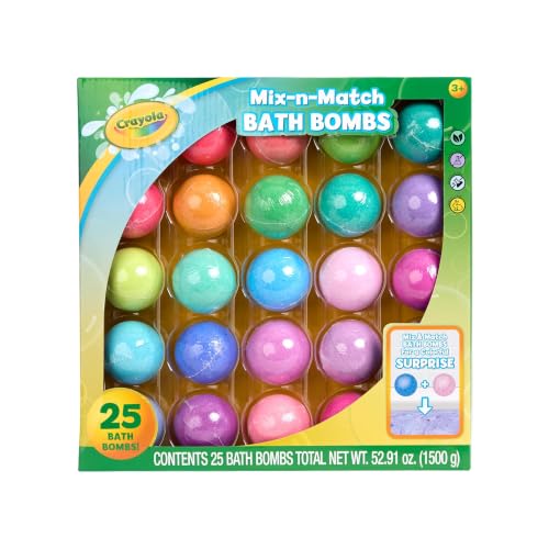 Crayola Color-Twist Bath Bombs 25 pack box