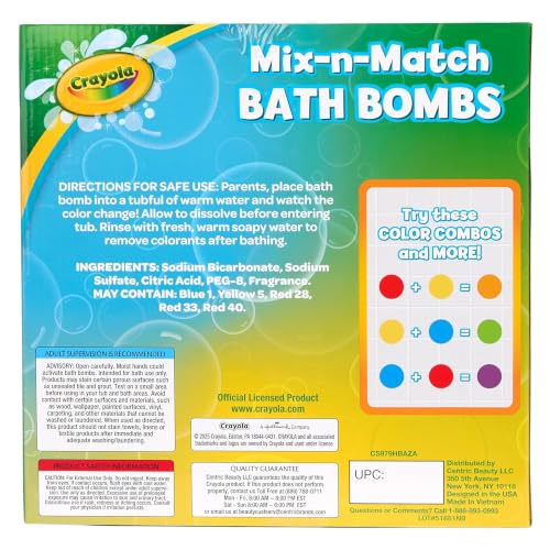 Kid playing with Crayola bath bombs