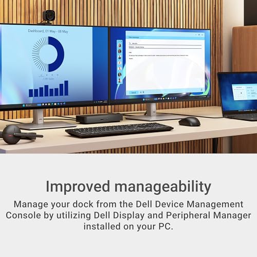 Rear port layout of Dell Pro Dock WD25