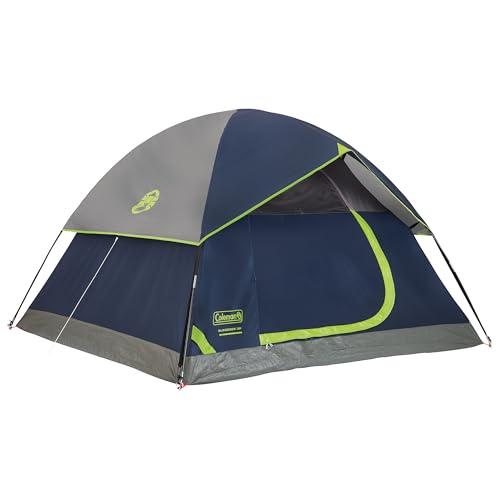 Coleman Sundome 4-Person Tent Navy Blue exterior view