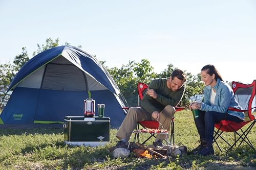 Close up of tent fabric and E-Port feature