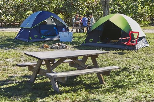 Packed view of Coleman Sundome 4-person camping gear