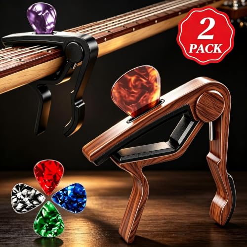 Close up of WOGOD guitar capo silicone padding