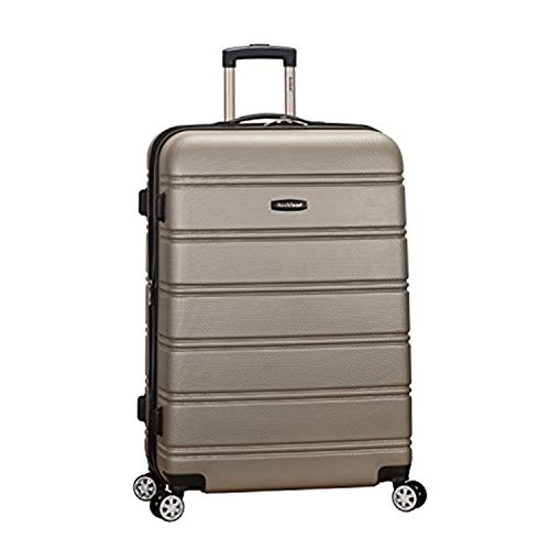 Rockland Melbourne 28-inch silver expandable luggage