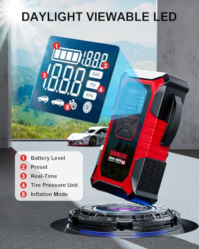 GOOLOO A3 portable jump starter in carrying bag