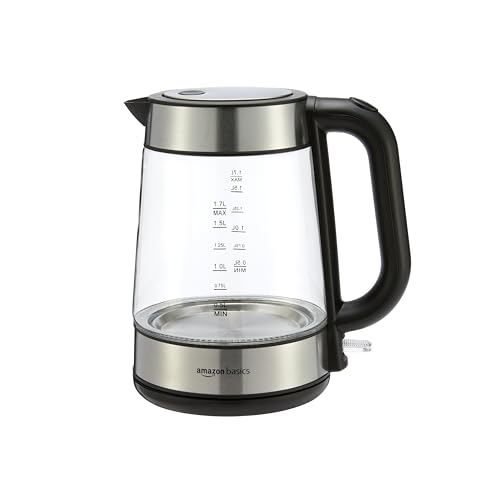 Amazon Basics glass electric kettle