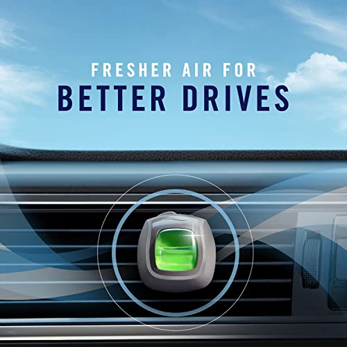 Febreze AUTO vent clip installed on car vent