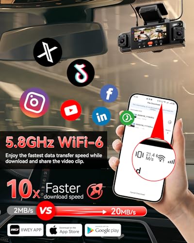 IIWEY N6 mobile app interface on smartphone