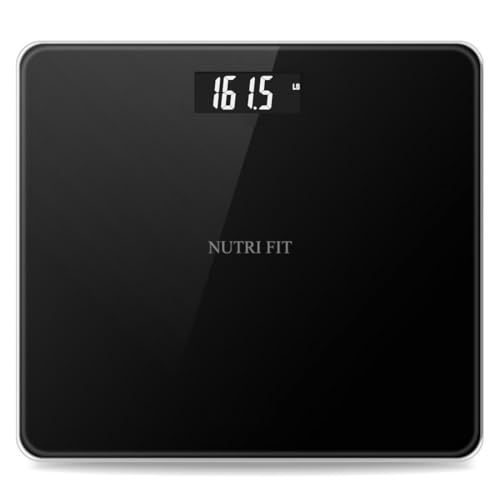 NUTRI FIT Digital Bathroom Scale Cool Black