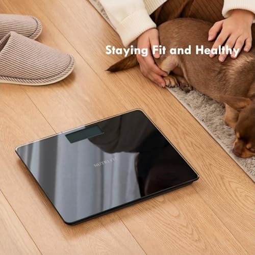 NUTRI FIT bathroom scale displaying weight