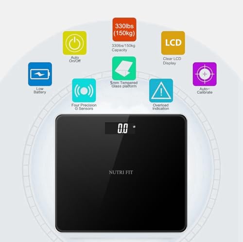 NUTRI FIT digital scale unit conversion button