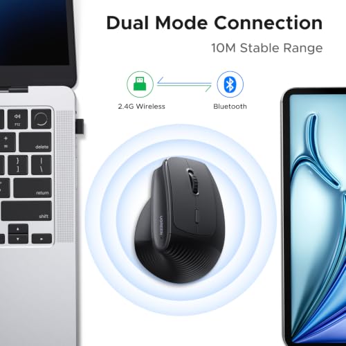 UGREEN vertical mouse with ergonomic design