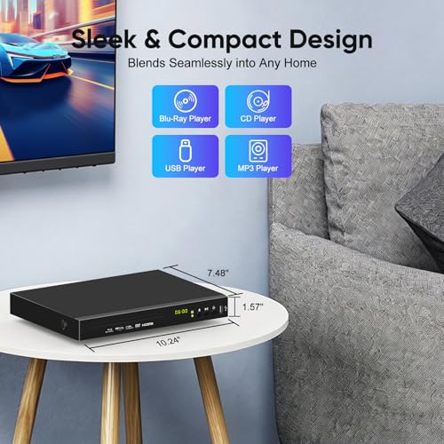 JOYSAILOR Blu-ray player in a living room setup