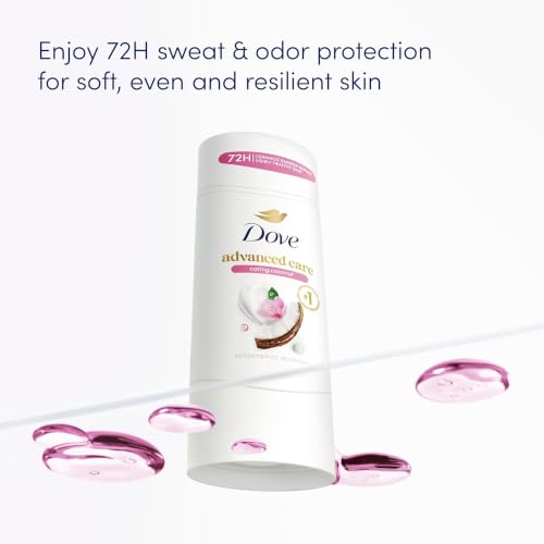 Close up of Dove antiperspirant stick applicator