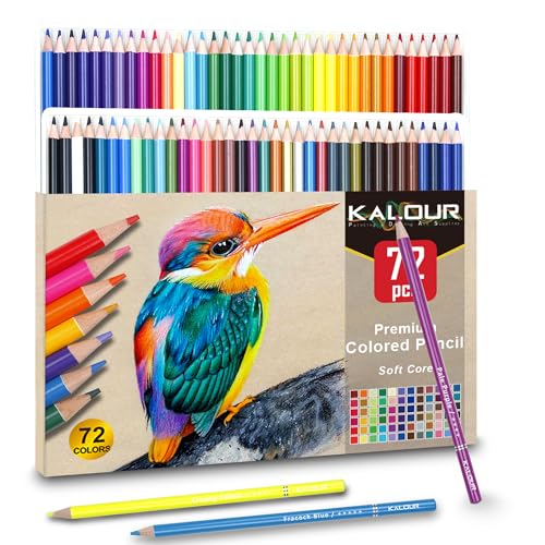 Educational art project using KALOUR pencils