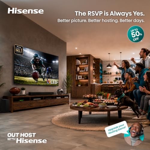 Hisense 40QD4SR slim bezel design detail
