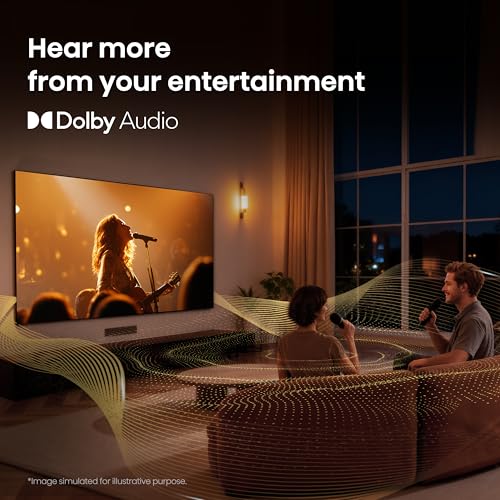 Hisense TV with Roku backdrop art display
