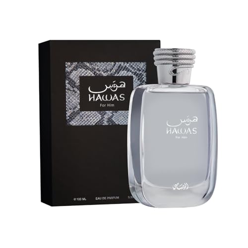 Rasasi Hawas For Men Eau De Parfum packaging