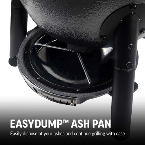 Side profile of portable kamado