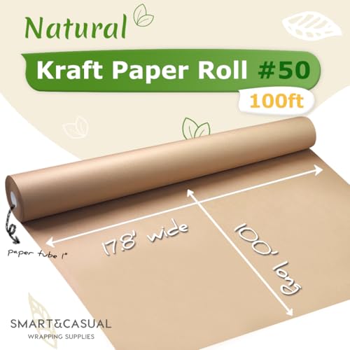 Close up of 70GSM brown wrapping paper texture