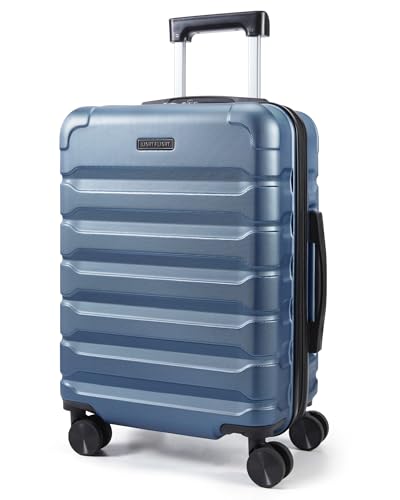 LIGHT FLIGHT 20 Inch Royal Blue luggage front view