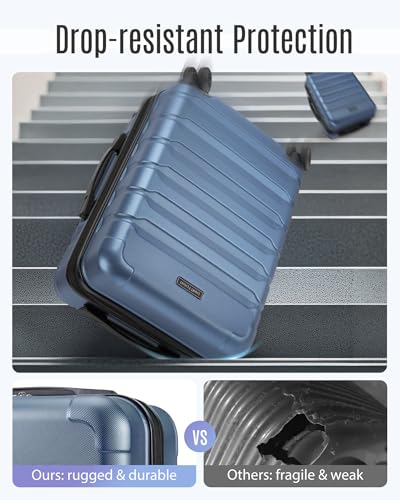 Close up of the expandable zipper on the royal blue case