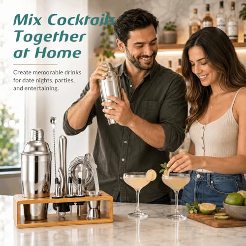 Semderm cocktail set with jigger and muddler
