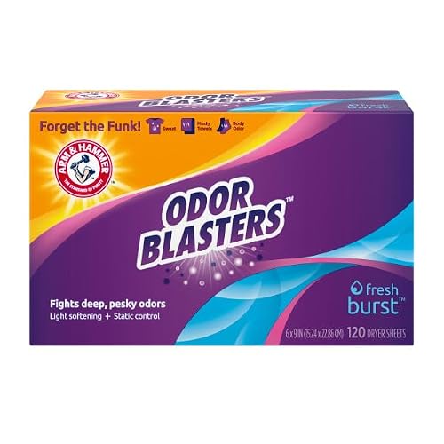 Arm & Hammer Odor Blaster Dryer Sheets box