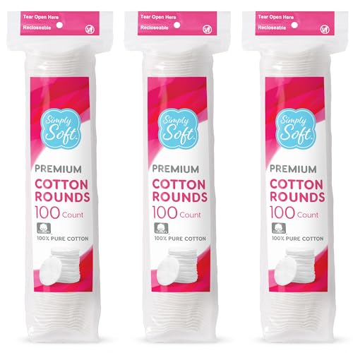 Simply Soft Cotton Rounds 300 count packaging