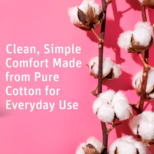 Simply Soft white cotton rounds in stack