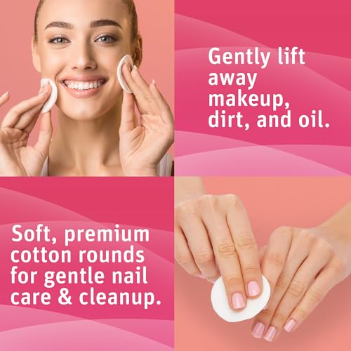 Simply Soft lint-free cotton pad detail