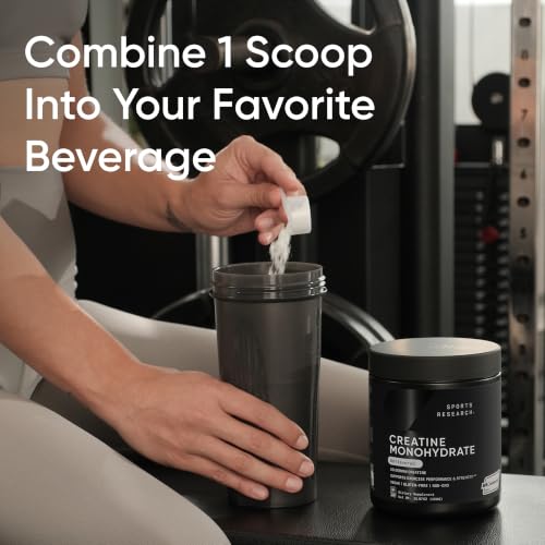 Sports Research Creatine 90 servings packaging