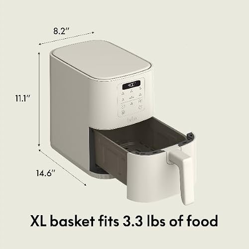 BELLA Slim air fryer matte finish detail