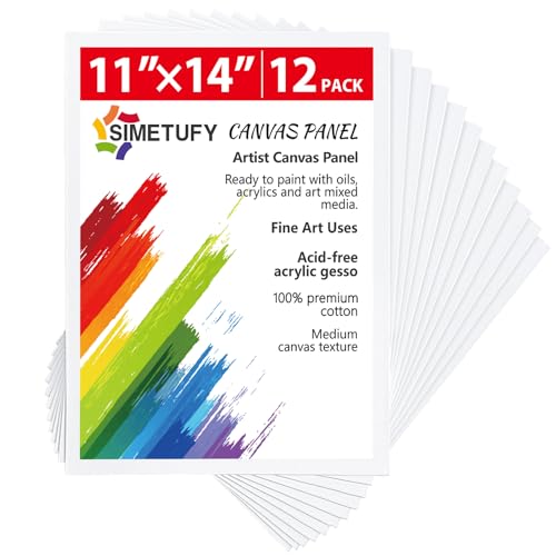 Simetufy 11 x 14 canvas 12 pack front view