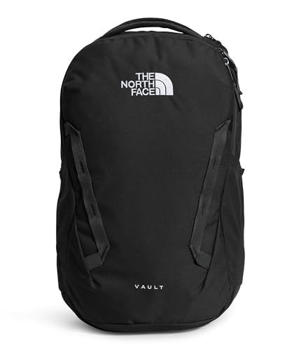 The North Face Vault Backpack front view in TNF Black-NPF