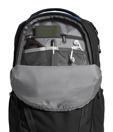 Front organization pocket with tablet sleeve and key hook