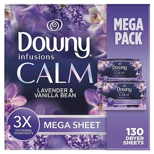 Downy CALM Mega Dryer Sheets box
