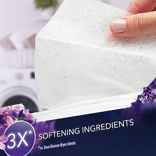 Stack of Downy CALM lavender and vanilla sheets