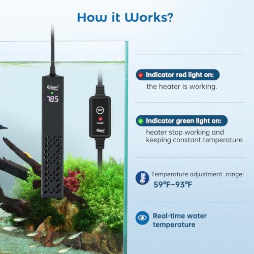 digital external temperature controller for aquarium heater