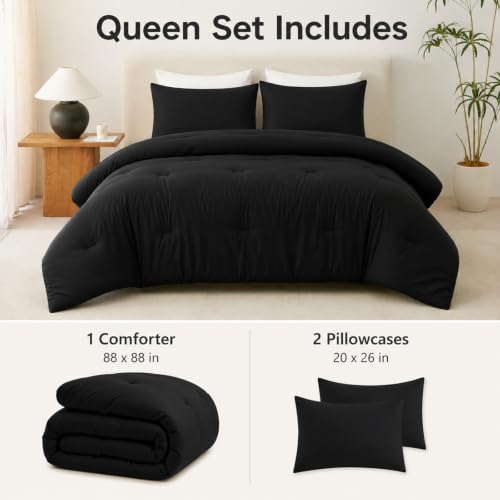 Close up of CozyLux black microfiber fabric