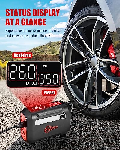 ROCGORLD R8 inflator with power cord and hose